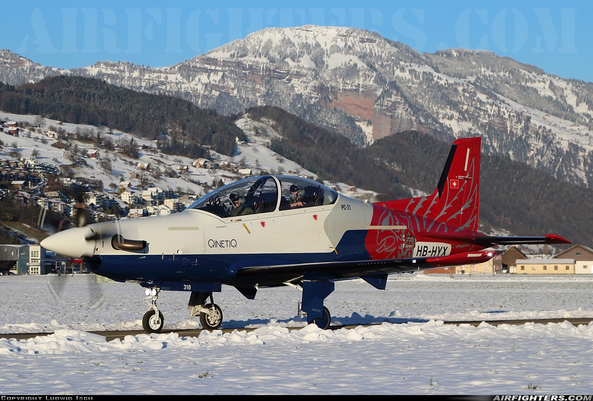 Company Owned - QinetiQ Pilatus PC-21 G-ETPA at Buochs (Stans) (LSMU / LSZC), Switzerland
