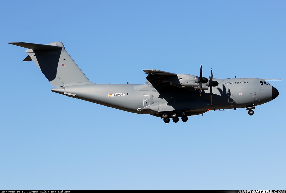 UK - Air Force Airbus Atlas C1 (A400M-180) ZM414 at Seville (- San Pablo) (SVQ / LEZL), Spain