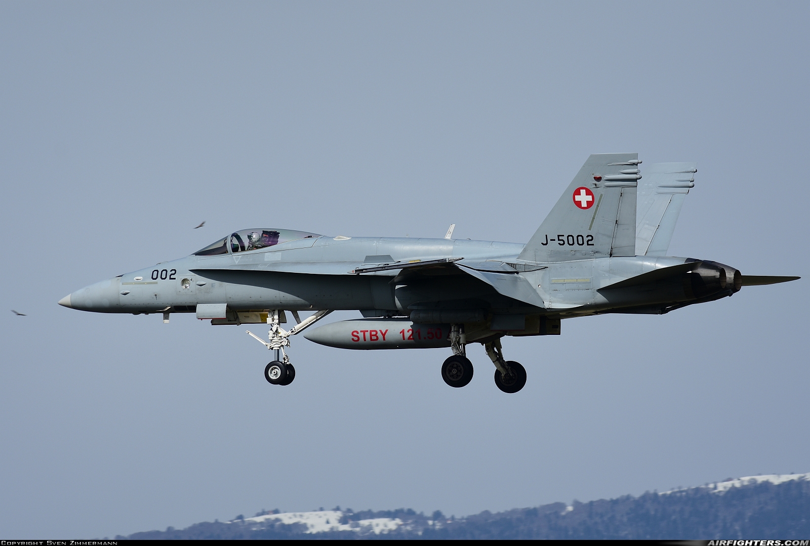 Switzerland - Air Force McDonnell Douglas F/A-18C Hornet J-5002 at Payerne (LSMP), Switzerland