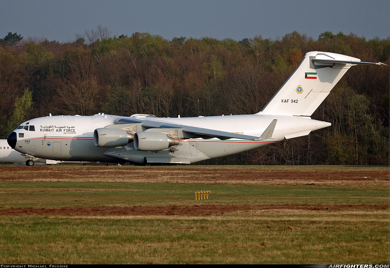 Kuwait - Air Force Boeing C-17A Globemaster III KAF342 at Cologne / Bonn (- Konrad Adenauer / Wahn) (CGN / EDDK), Germany