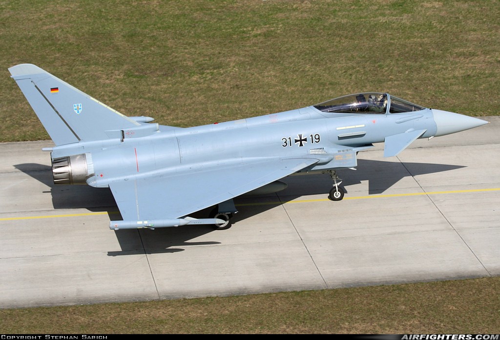 Germany - Air Force Eurofighter EF-2000 Typhoon S 31+19 at Rostock - Laage (RLG / ETNL), Germany