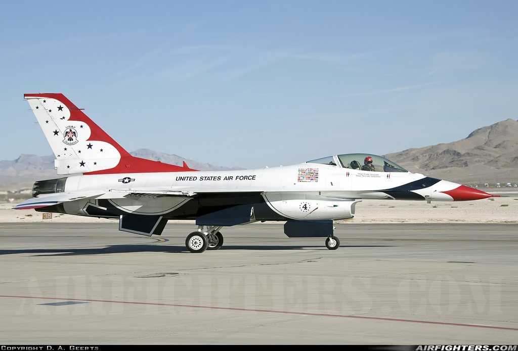 USA - Air Force General Dynamics F-16C Fighting Falcon 91-0413 at Las Vegas - Nellis AFB (LSV / KLSV), USA