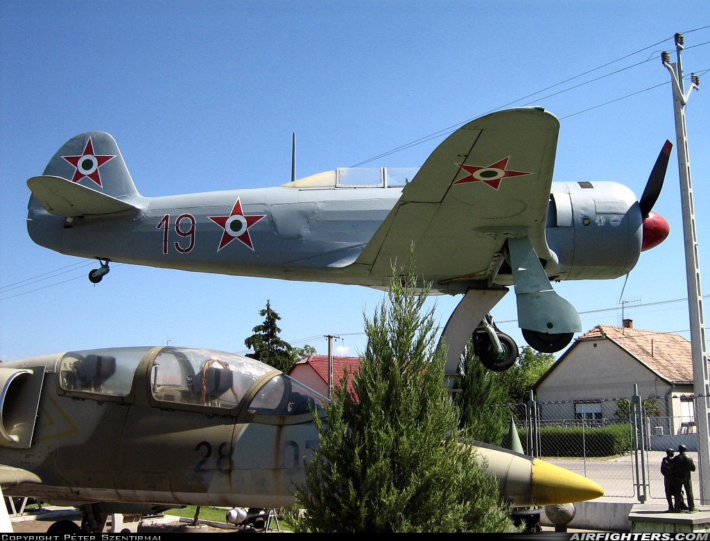 Hungary - Air Force Yakovlev / Let C.11 19 at Off-Airport - Kecel, Hungary