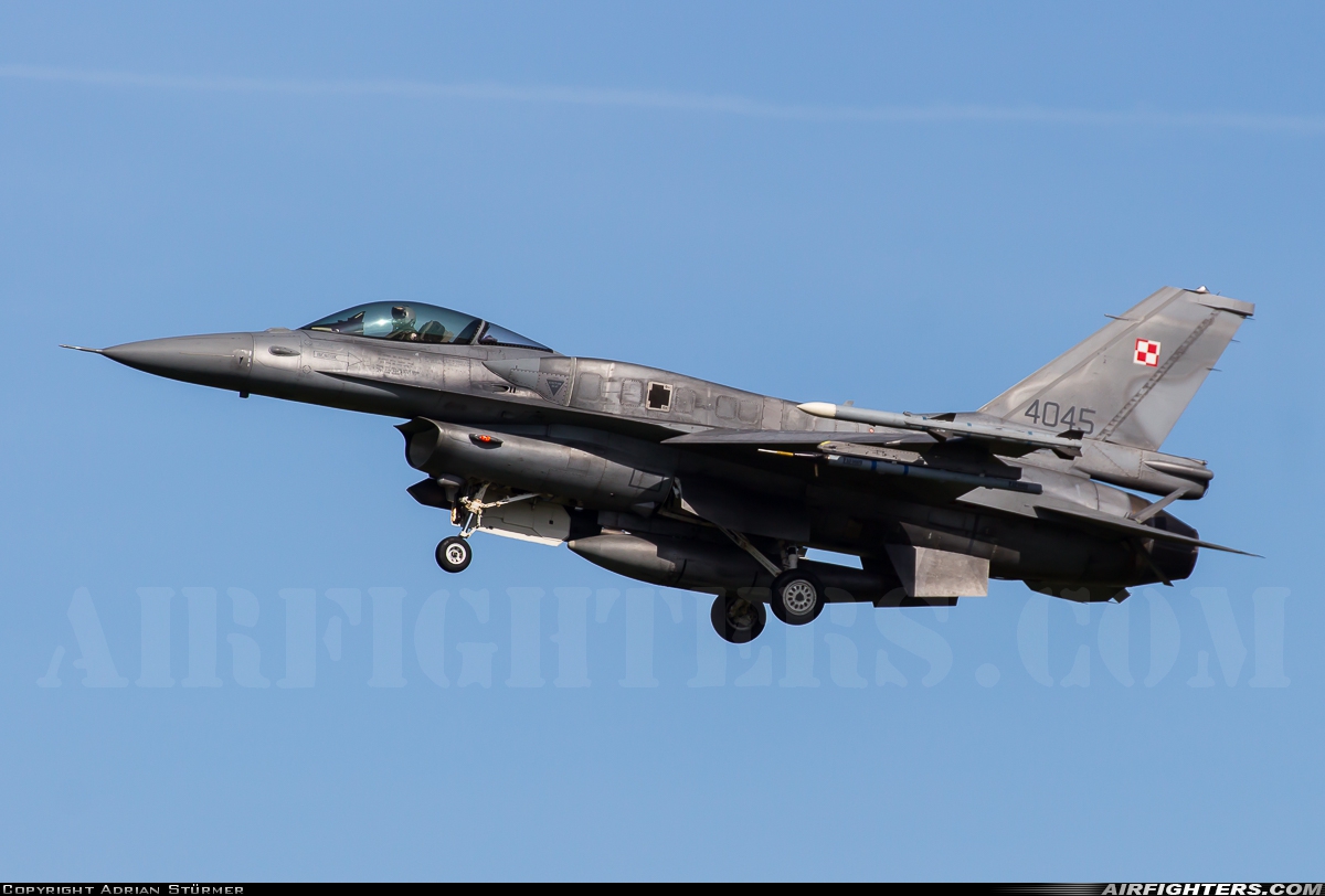 Poland - Air Force General Dynamics F-16C Fighting Falcon 4045 at Leeuwarden (LWR / EHLW), Netherlands