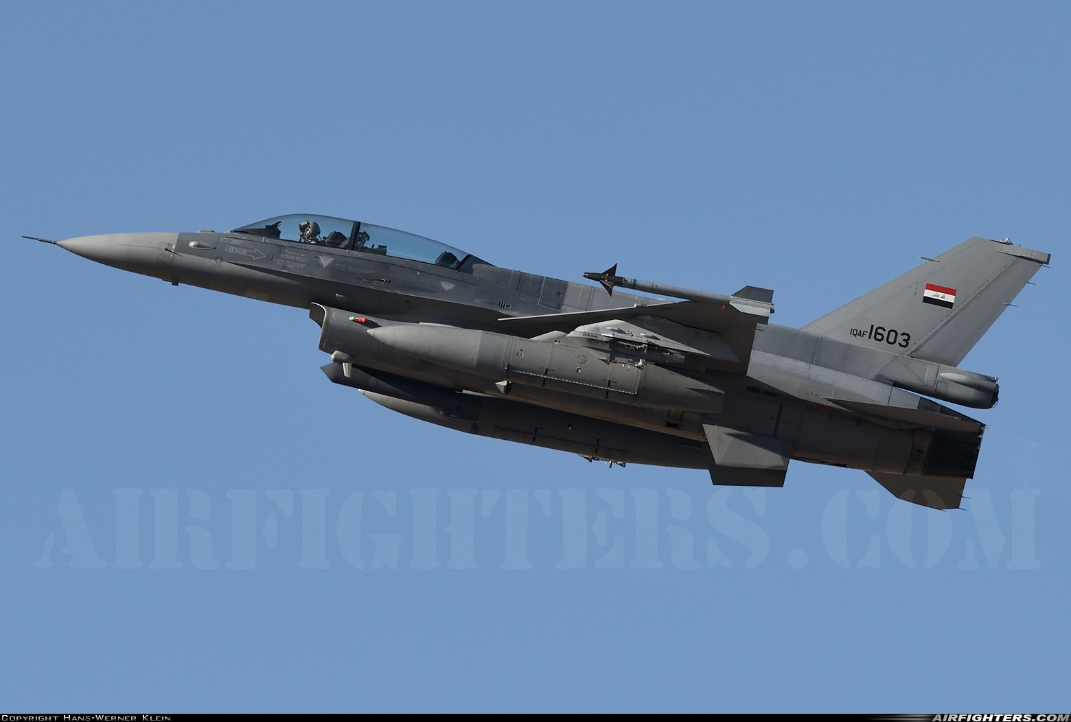 Iraq - Air Force General Dynamics F-16D Fighting Falcon 1603 at Tucson - Int. (TUS / KTUS), USA