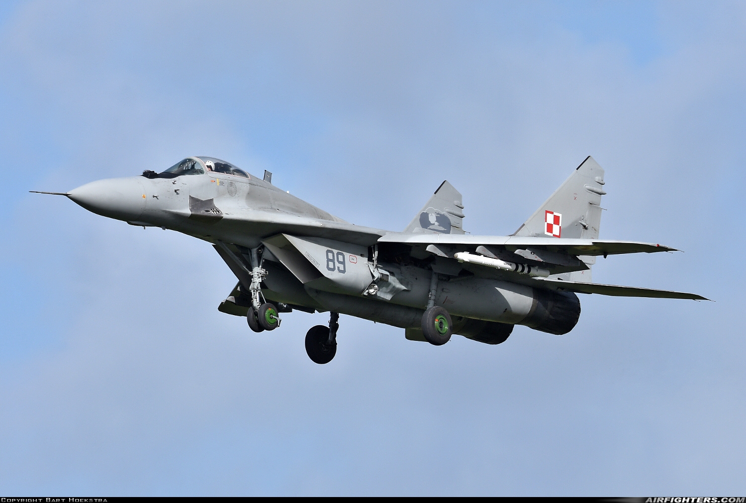 Poland - Air Force Mikoyan-Gurevich MiG-29A (9.12A) 89 at Leeuwarden (LWR / EHLW), Netherlands