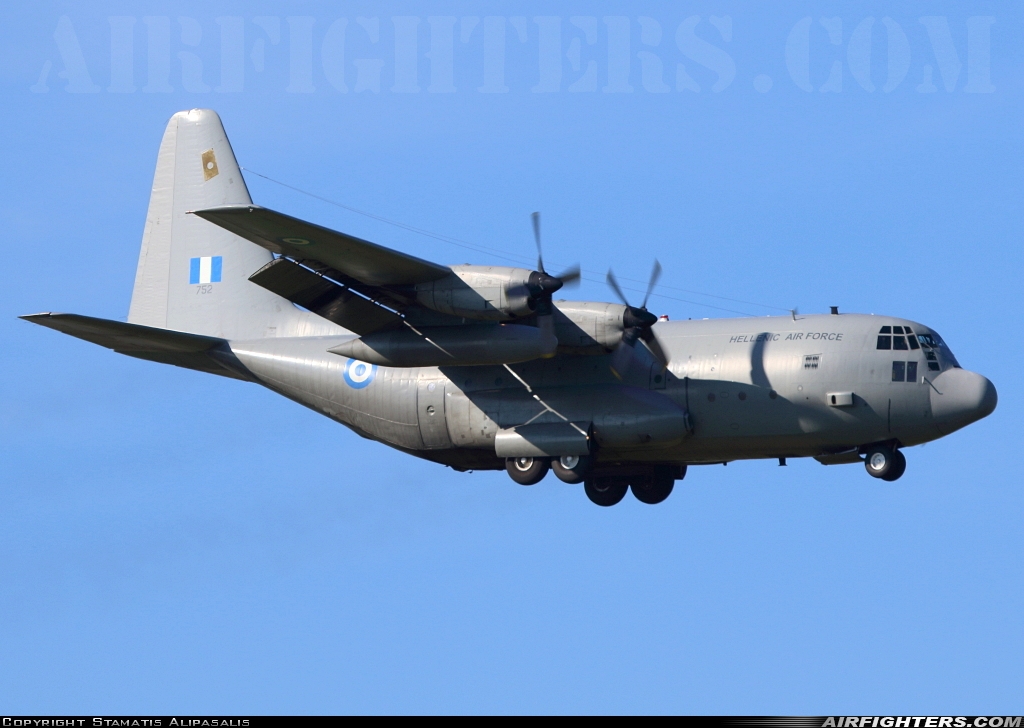 Greece - Air Force Lockheed C-130H Hercules (L-382) 752 at Thessaloniki - Makedonia (Mikra) (SKG / LGTS), Greece