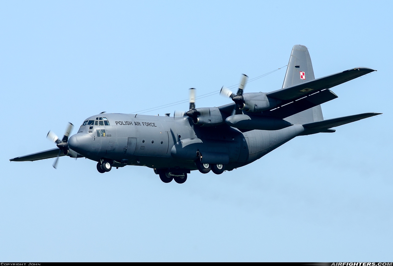 Poland - Air Force Lockheed C-130E Hercules (L-382) 1503 at Leeuwarden (LWR / EHLW), Netherlands