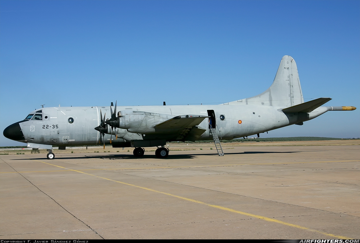 Spain - Air Force Lockheed P-3B Orion P.3M-12 at Seville - Moron de la Frontera (OZP / LEMO), Spain