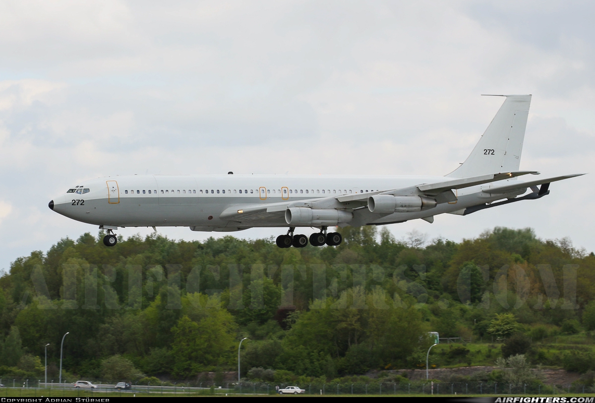 Israel - Air Force Boeing 707-3L6C Re'em 272 at Luxembourg (- Findel) (LUX / ELLX), Luxembourg