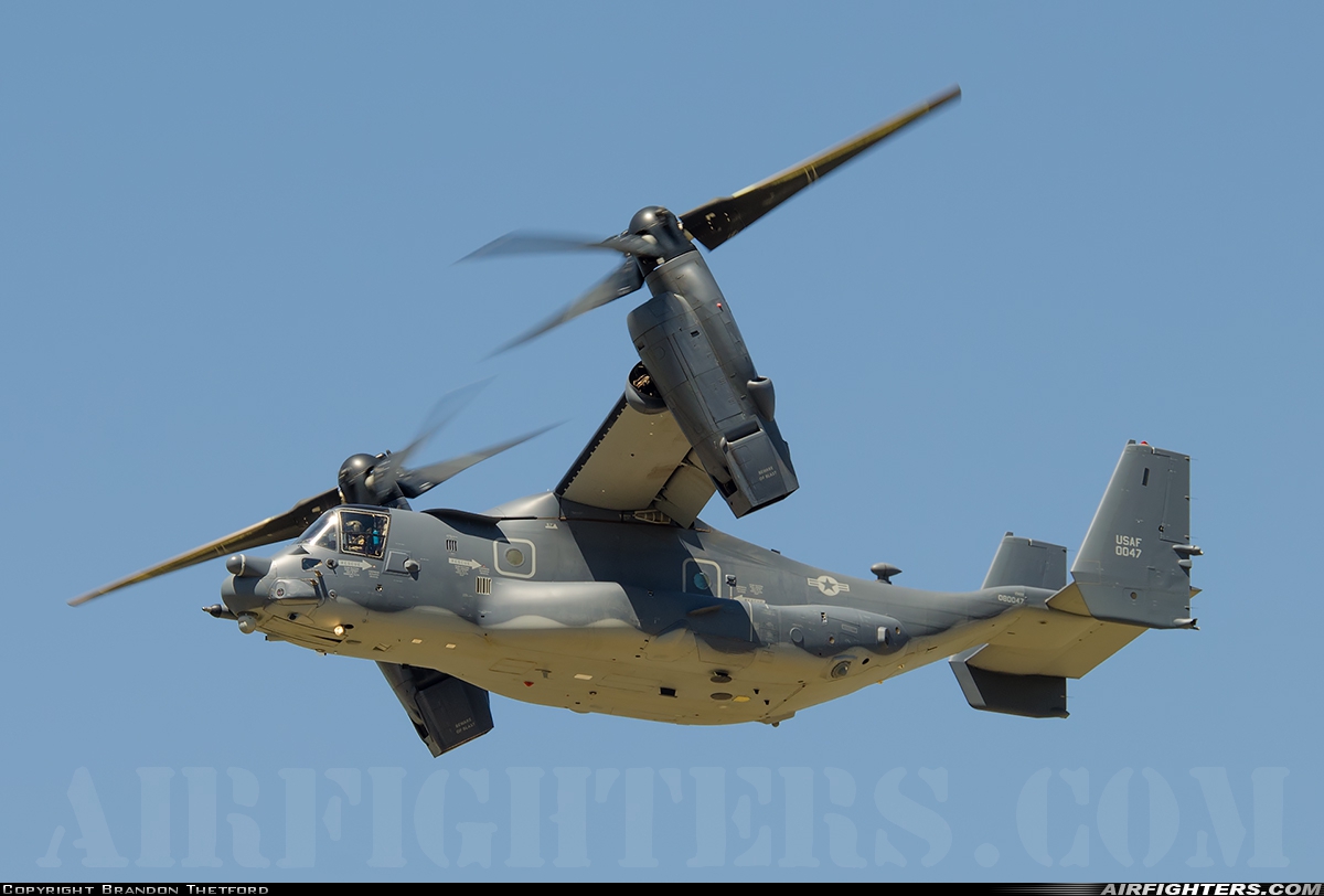 USA - Air Force Bell / Boeing CV-22B Osprey 08-0047 at Fort Worth - Alliance (AFW / KAFW), USA