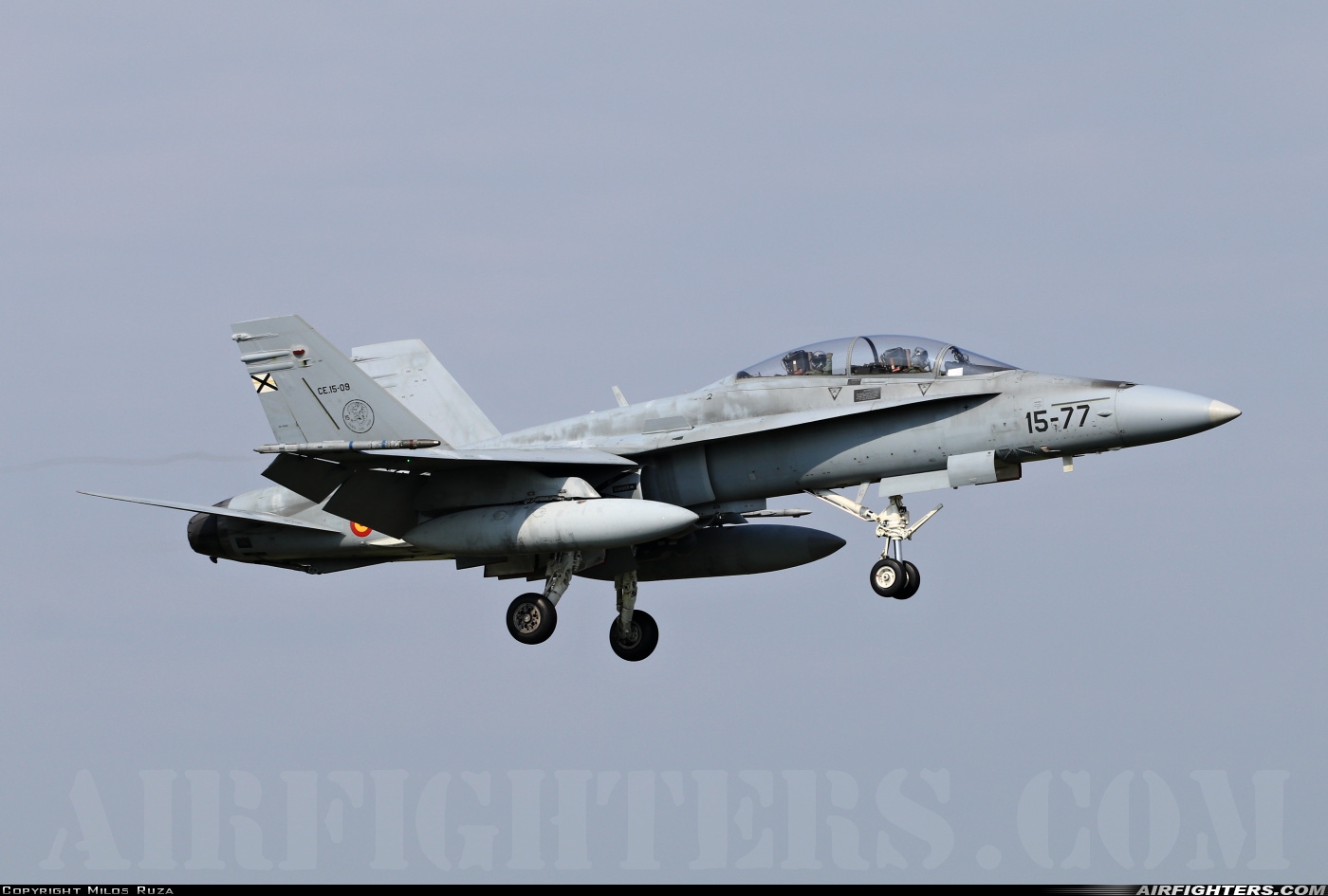 Spain - Air Force McDonnell Douglas CE-15 Hornet (EF-18B+) CE.15-09 at Leeuwarden (LWR / EHLW), Netherlands