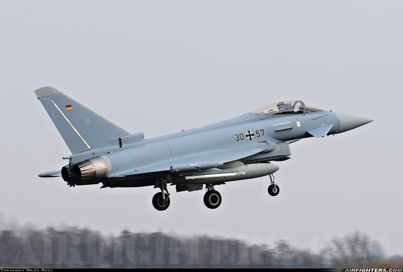 Germany - Air Force Eurofighter EF-2000 Typhoon S 30+57 at Leeuwarden (LWR / EHLW), Netherlands