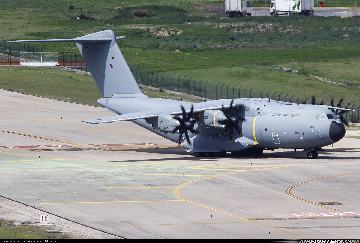 UK - Air Force Airbus Atlas C1 (A400M-180) ZM413 at Madrid - Barajas (MAD / LEMD), Spain