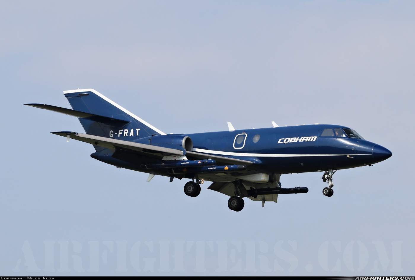 Company Owned - Cobham Aviation Dassault Falcon 20 G-FRAT at Leeuwarden (LWR / EHLW), Netherlands