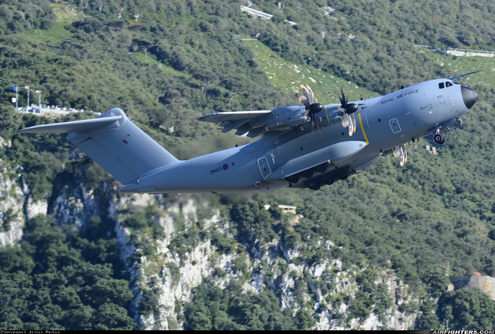 UK - Air Force Airbus Atlas C1 (A400M-180) ZM405 at Gibraltar - North Front (GIB / LXGB), Gibraltar