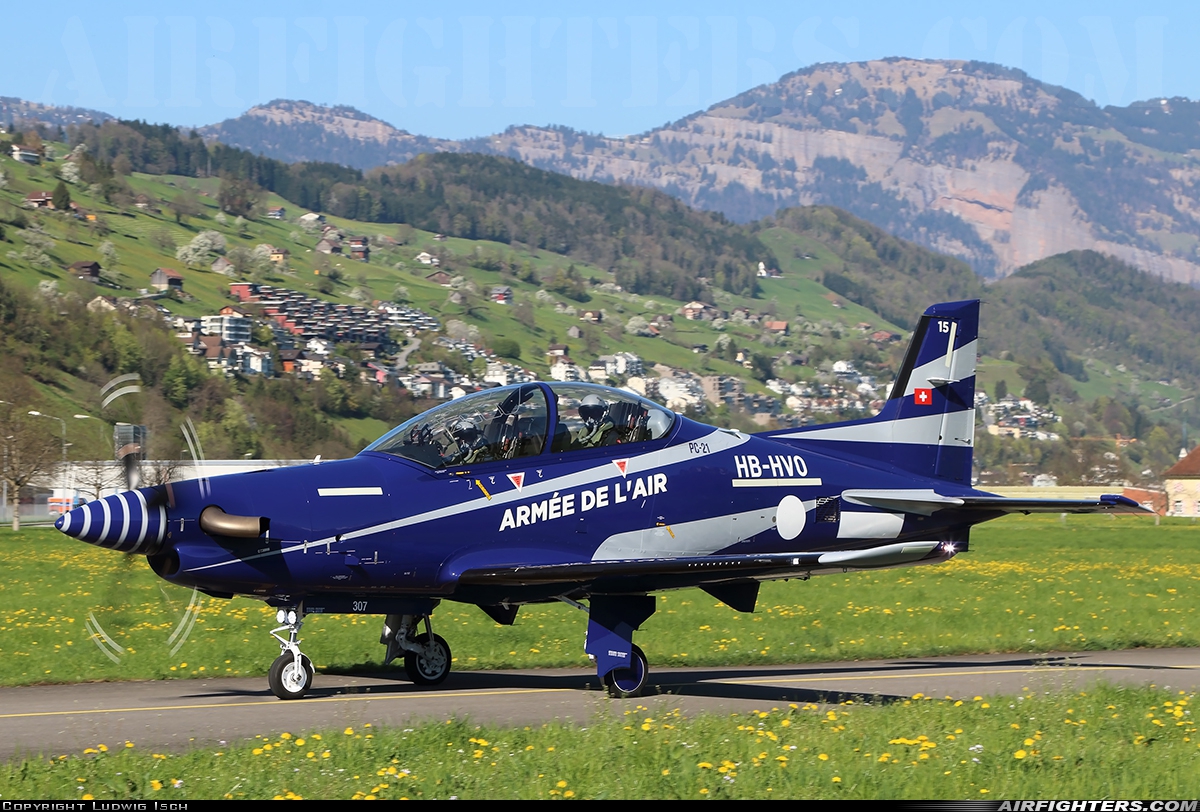 France - Air Force Pilatus PC-21 15 at Buochs (Stans) (LSMU / LSZC), Switzerland