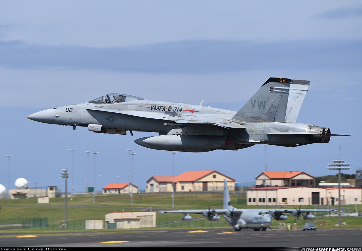 USA - Marines McDonnell Douglas F/A-18A+ Hornet 163094 at Lajes / Azores (AB4) (TER / LPLA), Portugal