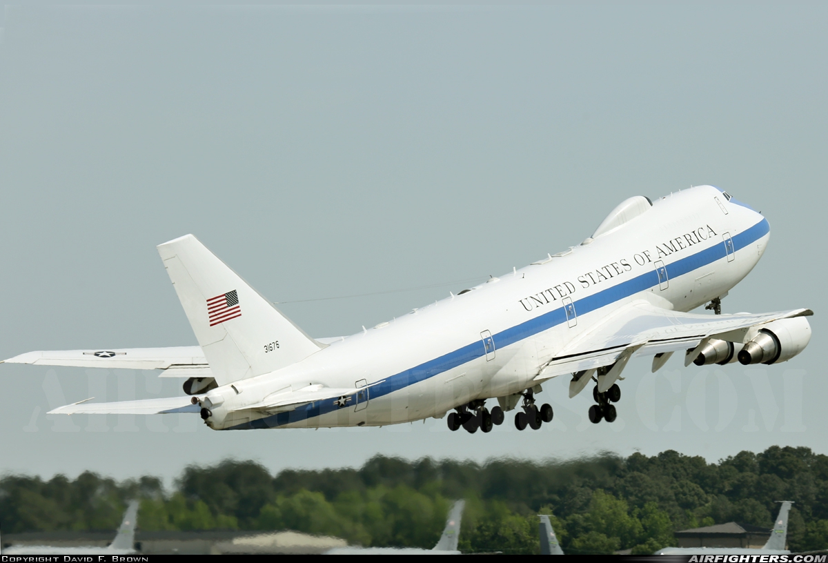 USA - Air Force Boeing E-4B (747-200B) 73-1676 at Goldsboro - Seymour Johnson AFB (GSB / KGSB), USA