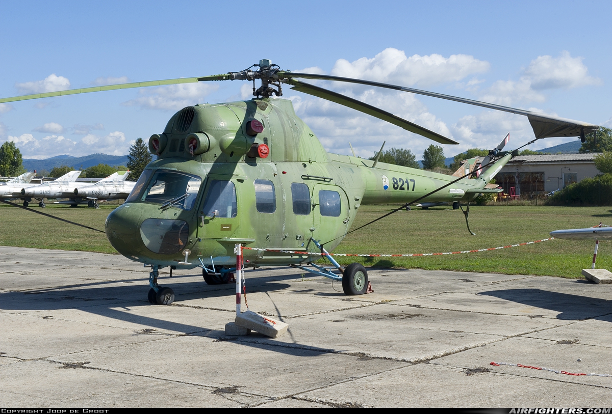 Slovakia - Air Force Mil Mi-2 8217 at Piestany (PZY / LZPP), Slovakia