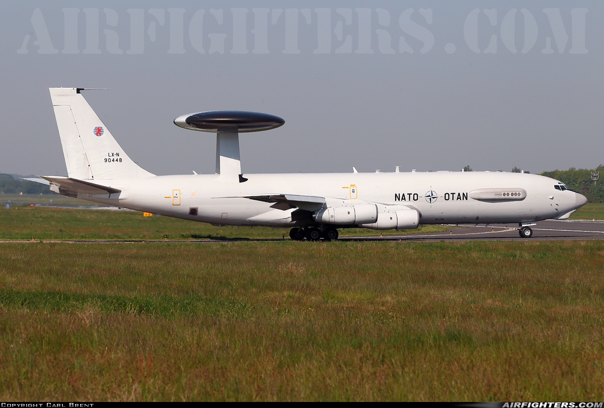 Luxembourg - NATO Boeing E-3A Sentry (707-300) LX-N90448 at Geilenkirchen (GKE / ETNG), Germany
