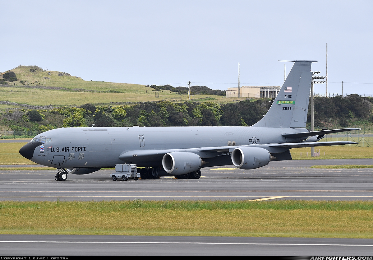 USA - Air Force Boeing KC-135R Stratotanker (717-148) 62-3528 at Lajes / Azores (AB4) (TER / LPLA), Portugal