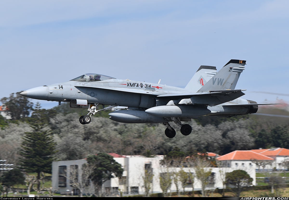 USA - Marines McDonnell Douglas F/A-18A+ Hornet 164253 at Lajes / Azores (AB4) (TER / LPLA), Portugal