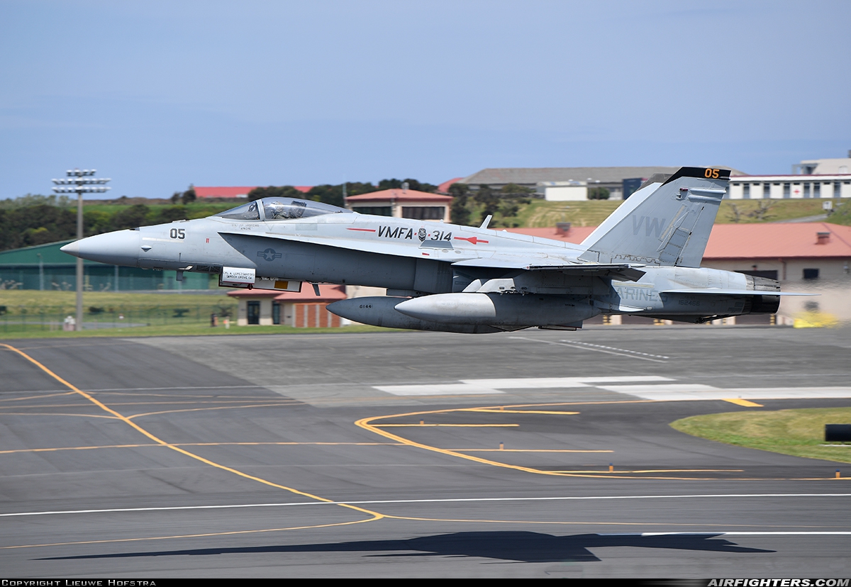 USA - Marines McDonnell Douglas F/A-18A+ Hornet 162466 at Lajes / Azores (AB4) (TER / LPLA), Portugal