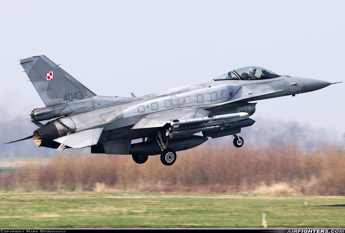 Poland - Air Force General Dynamics F-16C Fighting Falcon 4043 at Leeuwarden (LWR / EHLW), Netherlands