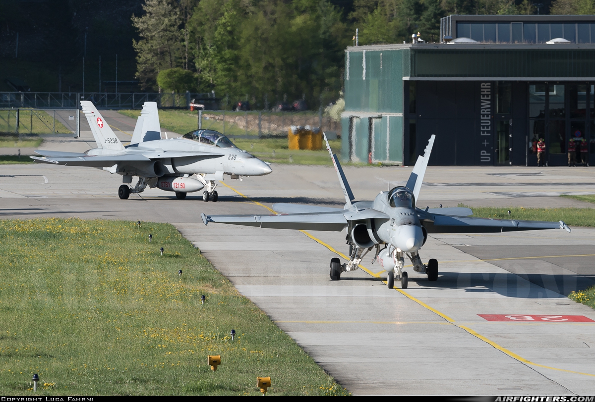 Switzerland - Air Force McDonnell Douglas F/A-18C Hornet J-5009 at Meiringen (LSMM), Switzerland