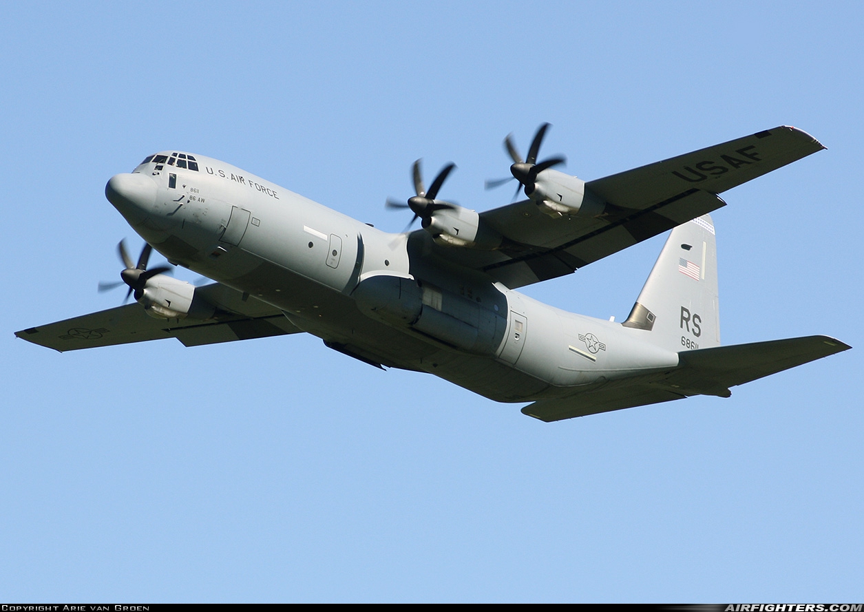 USA - Air Force Lockheed Martin C-130J-30 Hercules (L-382) 06-8611 at Leeuwarden (LWR / EHLW), Netherlands