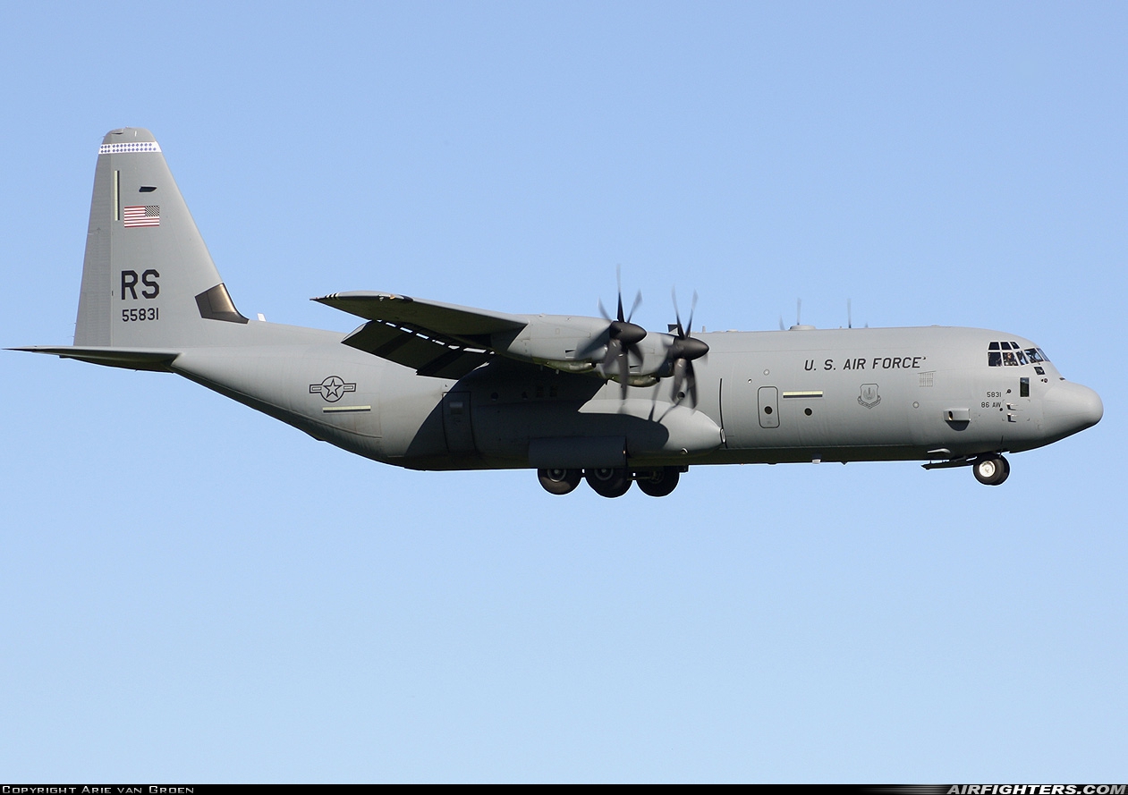 USA - Air Force Lockheed Martin C-130J-30 Hercules (L-382) 15-5831 at Leeuwarden (LWR / EHLW), Netherlands