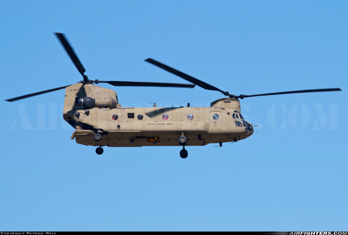 USA - Army Boeing Vertol CH-47F Chinook 13-08132 at Stuttgart (- Echterdingen) (STR / EDDS), Germany