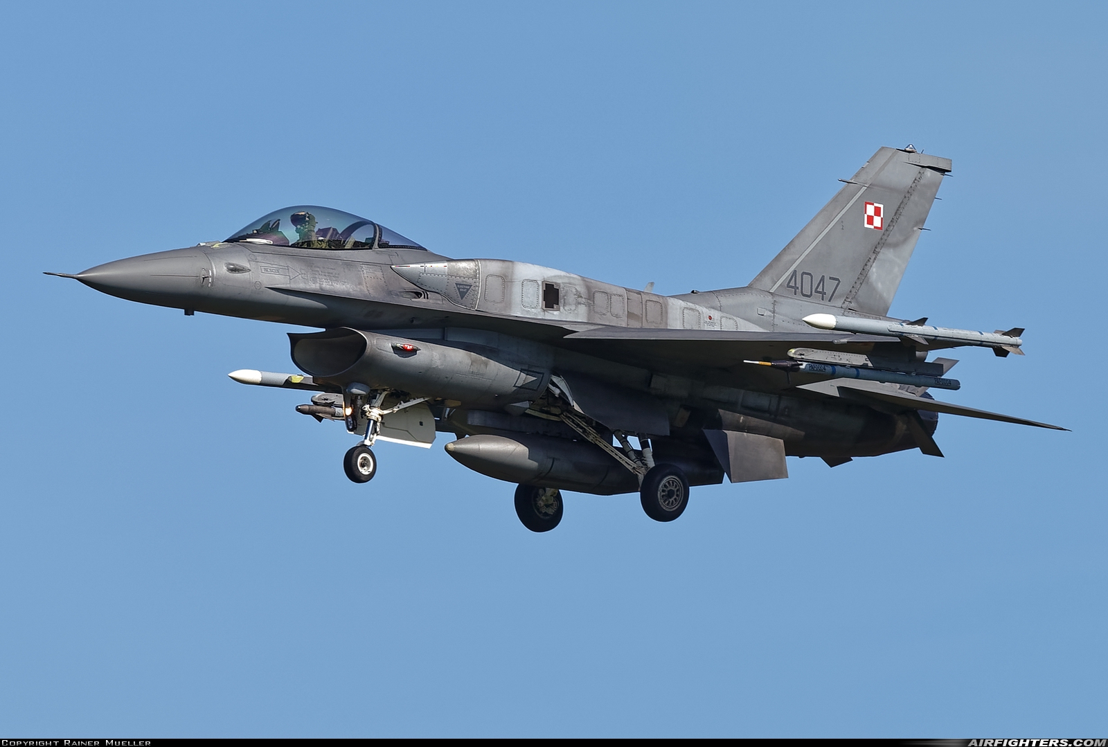 Poland - Air Force General Dynamics F-16C Fighting Falcon 4047 at Leeuwarden (LWR / EHLW), Netherlands