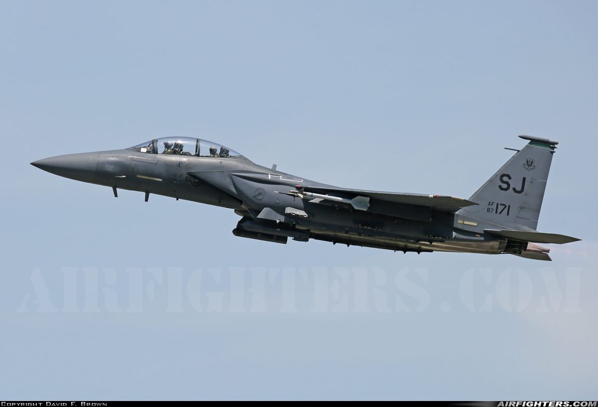 USA - Air Force McDonnell Douglas F-15E Strike Eagle 87-0171 at Goldsboro - Seymour Johnson AFB (GSB / KGSB), USA