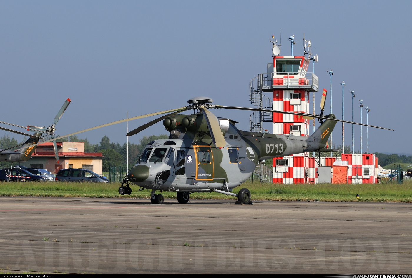 Czech Republic - Air Force PZL-Swidnik W-3A Sokol 0713 at Hradec Kralove (LKHK), Czech Republic