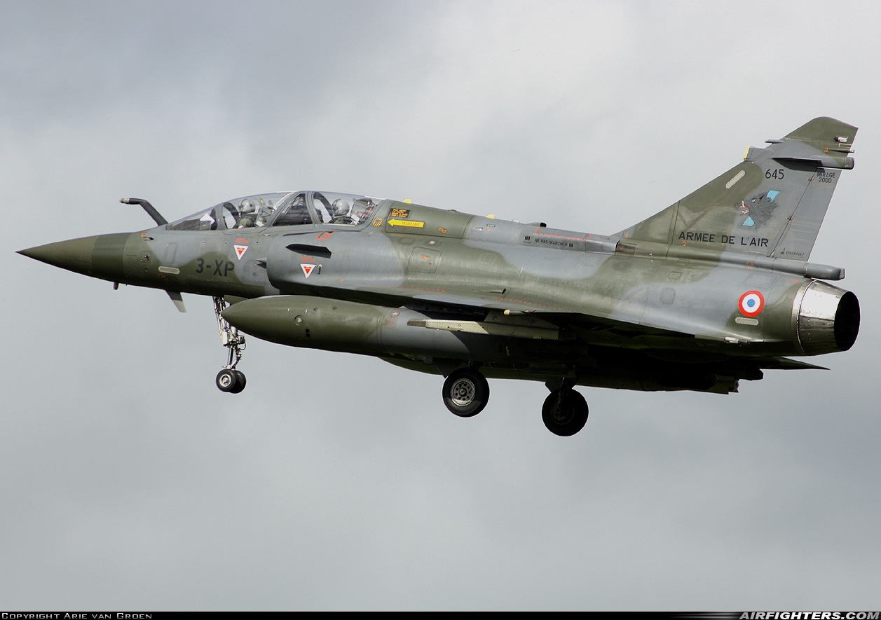 France - Air Force Dassault Mirage 2000D 645 at Leeuwarden (LWR / EHLW), Netherlands