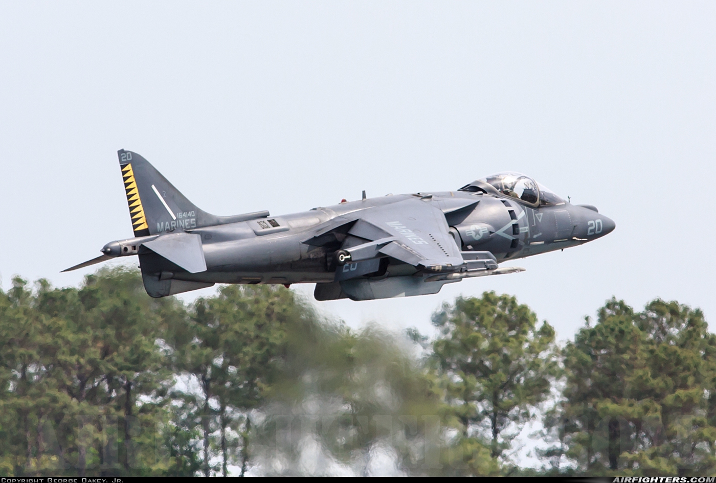 USA - Marines McDonnell Douglas AV-8B Harrier II 164140 at Havelock - Cherry Point MCAS (NKT / KNKT), USA
