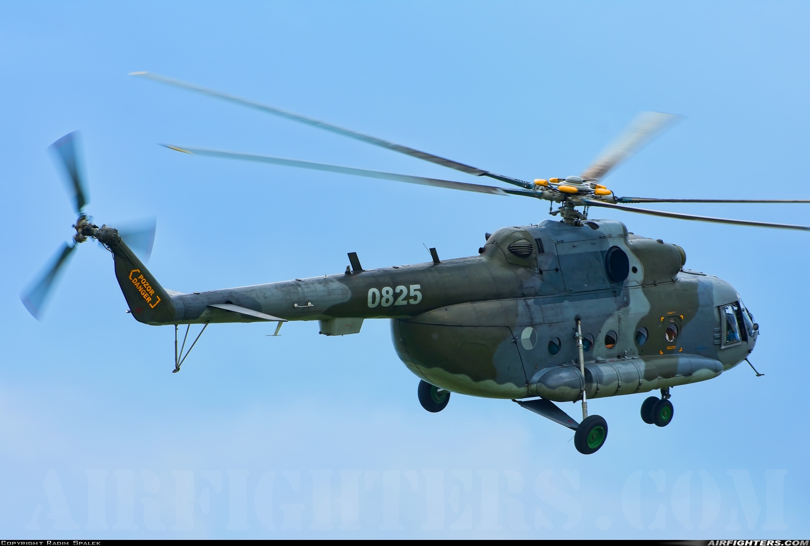 Czech Republic - Air Force Mil Mi-17 0825 at Hradec Kralove (LKHK), Czech Republic