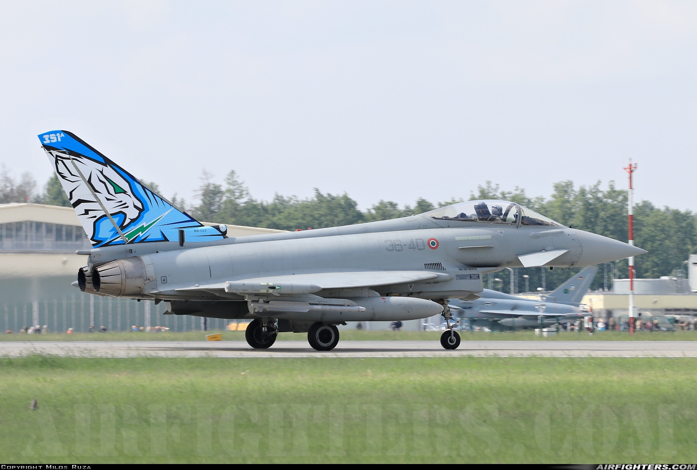Italy - Air Force Eurofighter F-2000A Typhoon (EF-2000S) MM7322 at Poznan / Krzesiny (EPKS), Poland