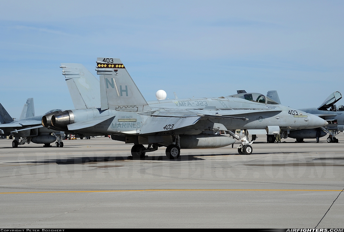 USA - Marines McDonnell Douglas F/A-18C Hornet 164896 at Fallon - Fallon NAS (NFL / KNFL), USA