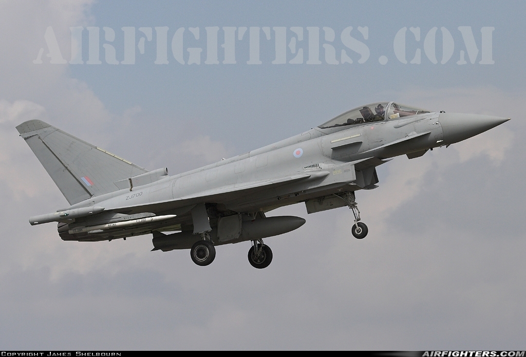 Company Owned - BAe Systems Eurofighter Typhoon F2 ZJ700 at Warton (EGNO), UK