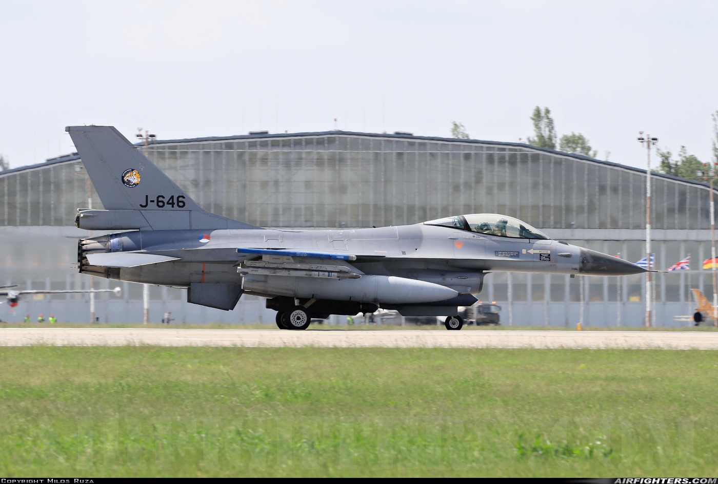 Netherlands - Air Force General Dynamics F-16AM Fighting Falcon J-646 at Poznan / Krzesiny (EPKS), Poland