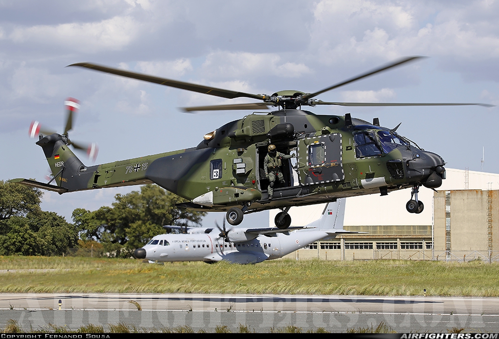 Germany - Army NHI NH-90TTH 79+15 at Beja (BA11) (LPBJ), Portugal