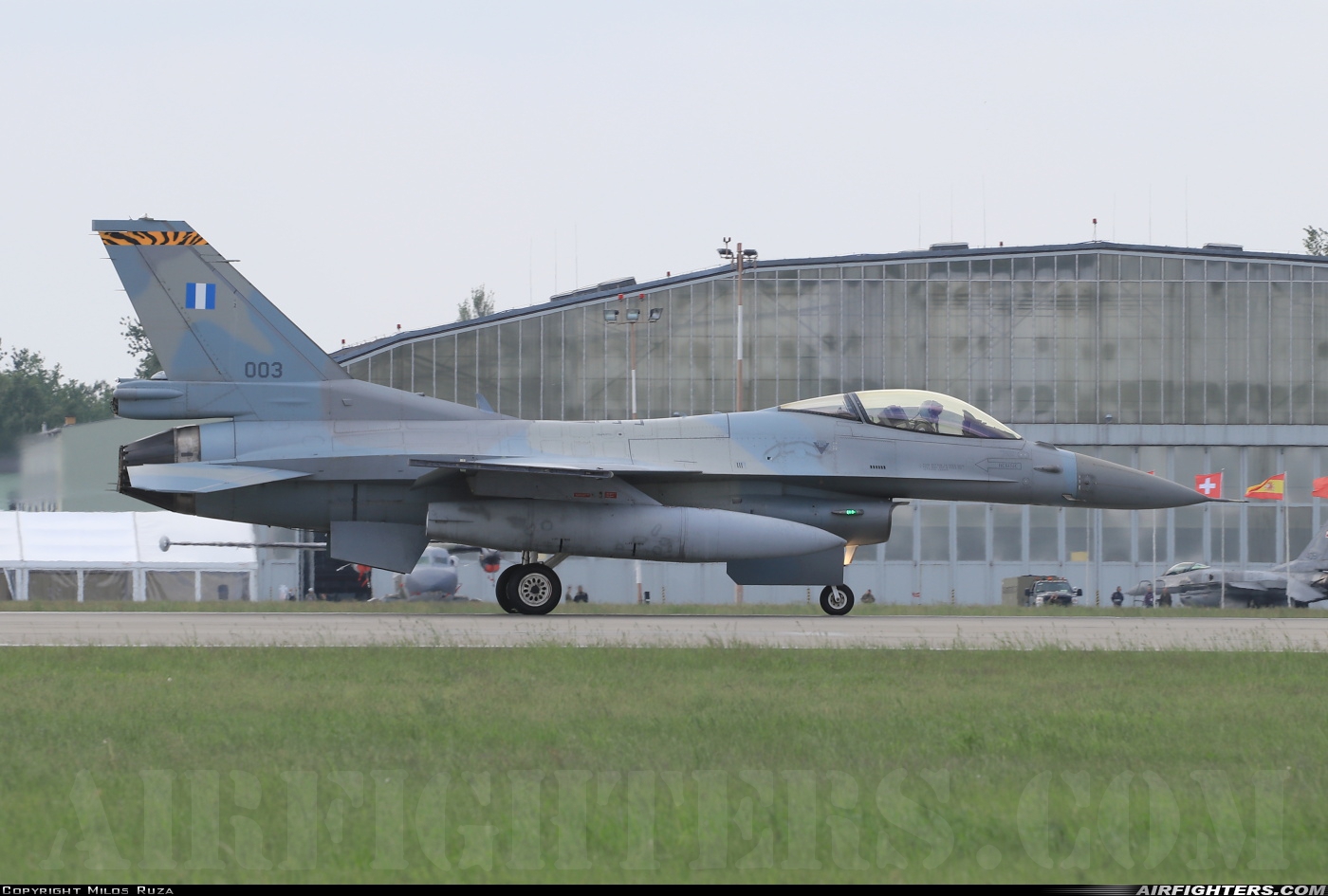 Greece - Air Force General Dynamics F-16C Fighting Falcon 003 at Poznan / Krzesiny (EPKS), Poland