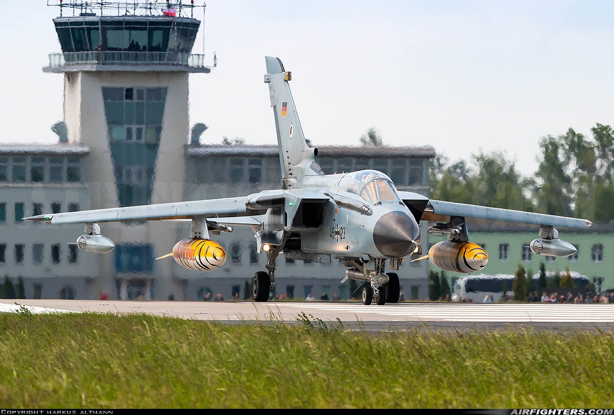 Germany - Air Force Panavia Tornado ECR 46+23 at Poznan / Krzesiny (EPKS), Poland