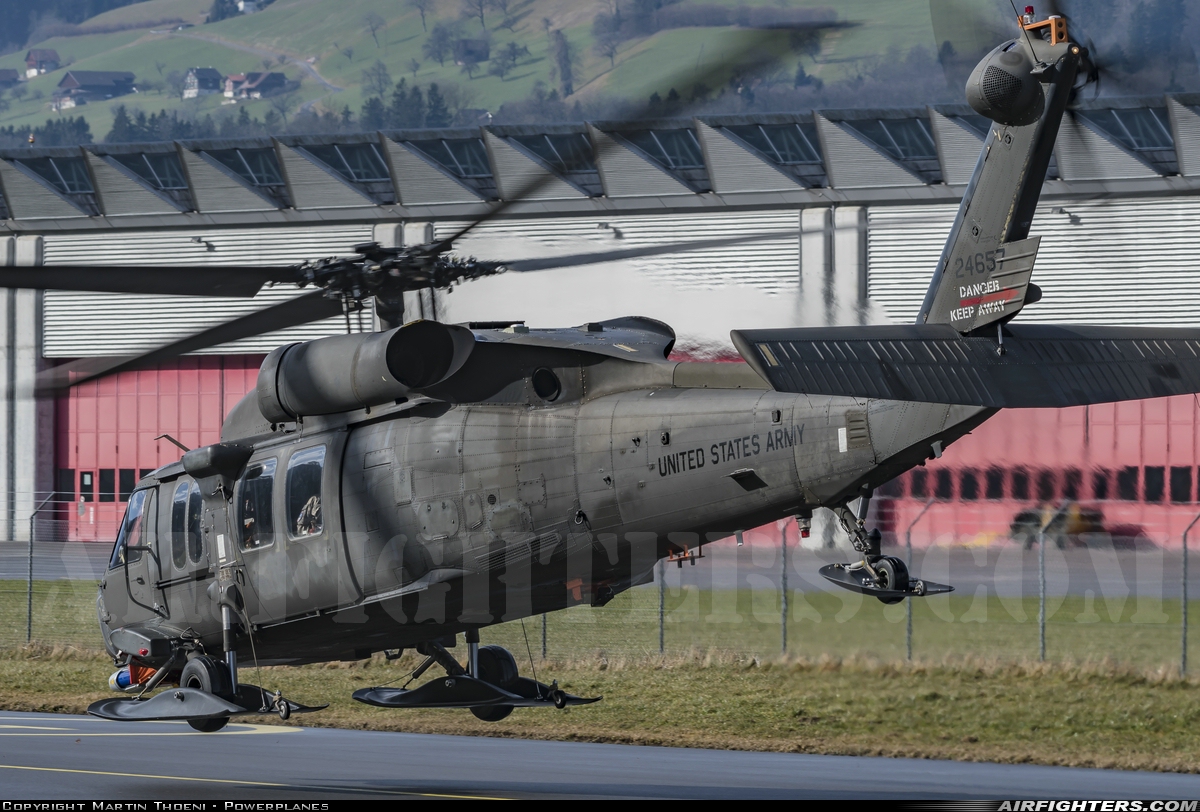 USA - Army Sikorsky EH-60A Black Hawk (S-70A) (Quick Fix II) 87-24657 at Alpnach (LSMA), Switzerland