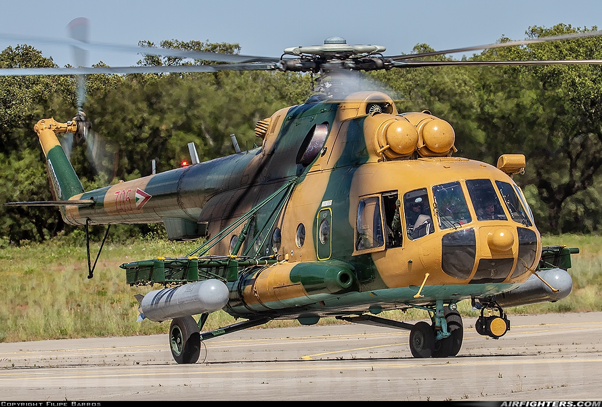 Hungary - Air Force Mil Mi-17 705 at Beja (BA11) (LPBJ), Portugal