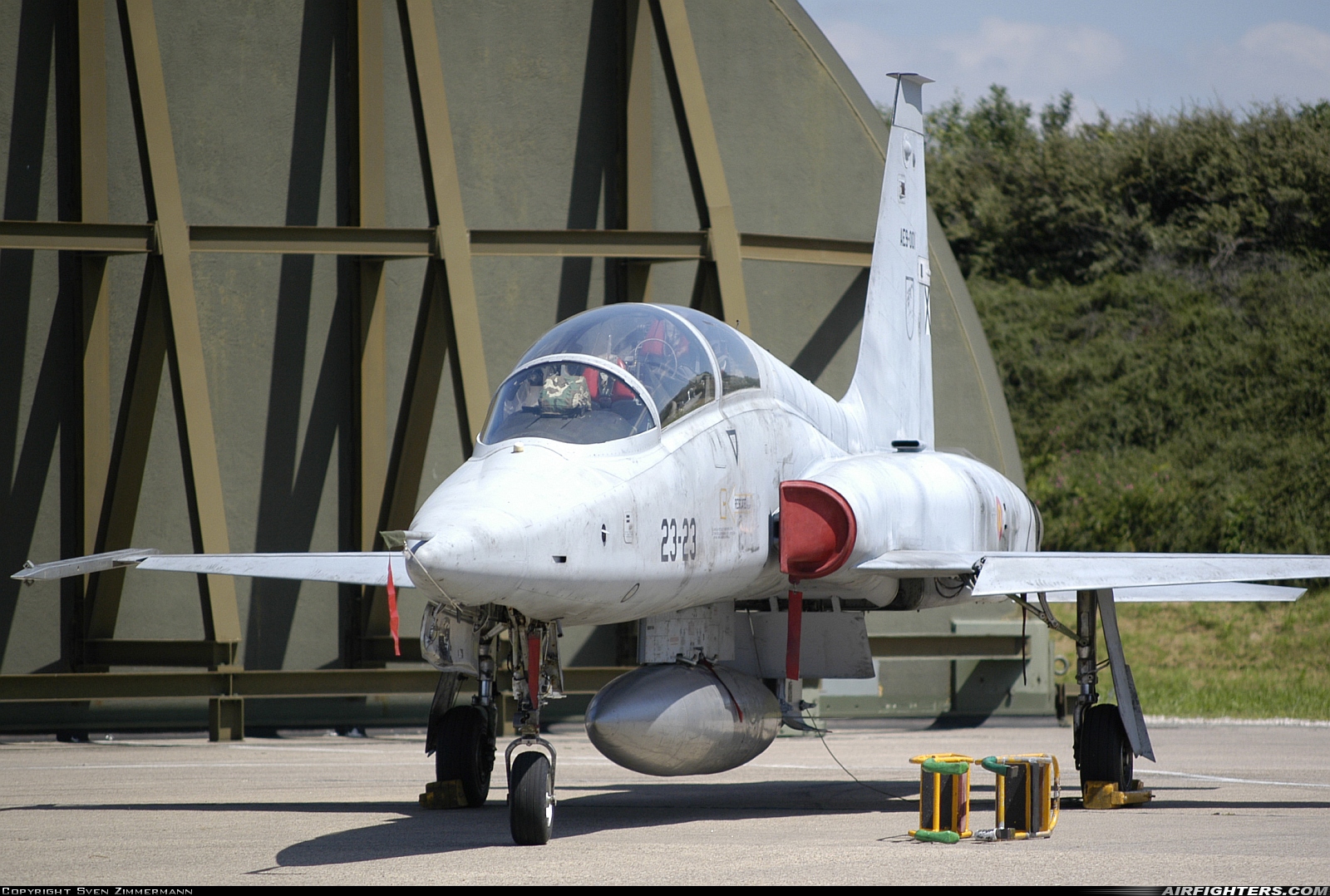 Spain - Air Force Northrop SF-5B Freedom Fighter AE.9-001 at Dijon - Longvic (DIJ / LFSD), France