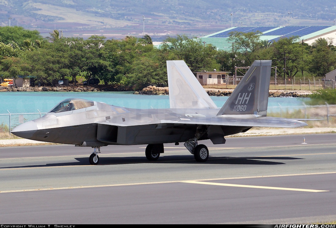 USA - Air Force Lockheed Martin F-22A Raptor 03-4060 at Honolulu - Int. / Hickam AFB (HNL / HIK / PHNL / PHIK), USA